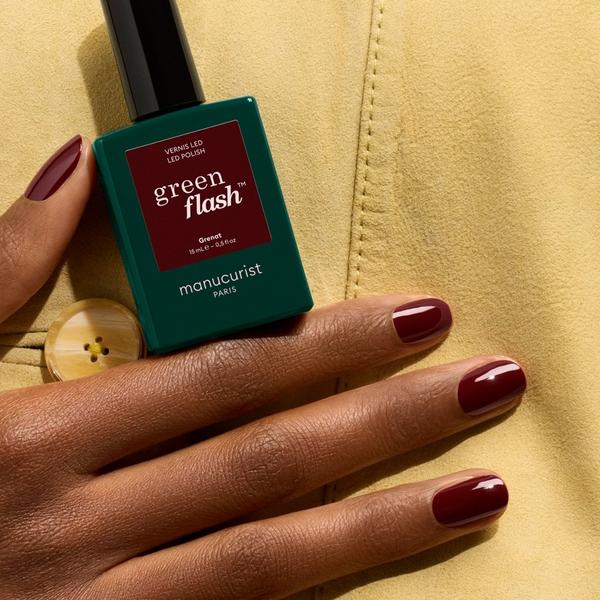 Manucurist Green Flash LED Gel Nail Polish, Non-Toxic Nail Polish #6