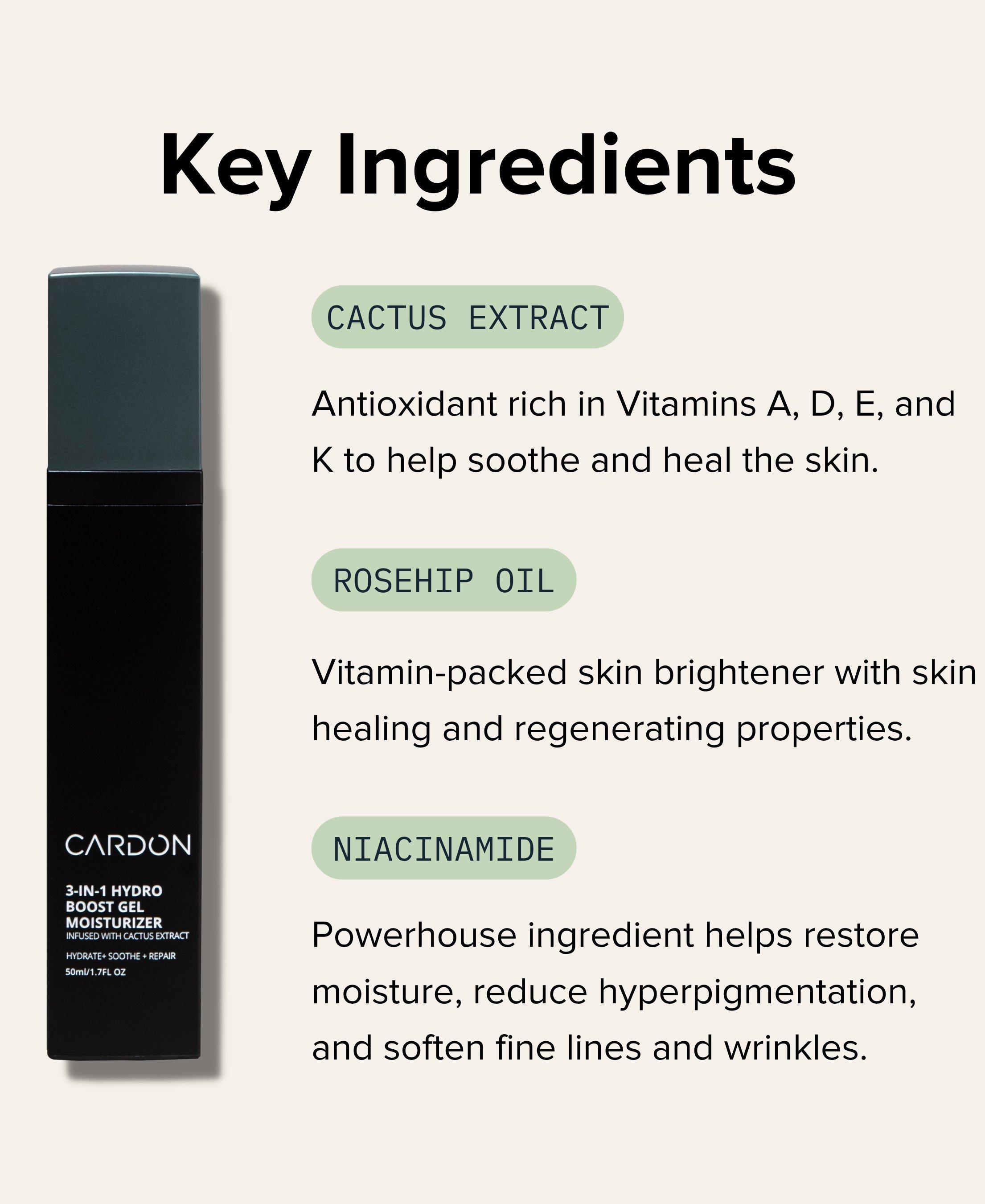 Увлажняющий гель-крем для лица Cardon Skincare Hydro Boost 3-в-1 — фото 3
