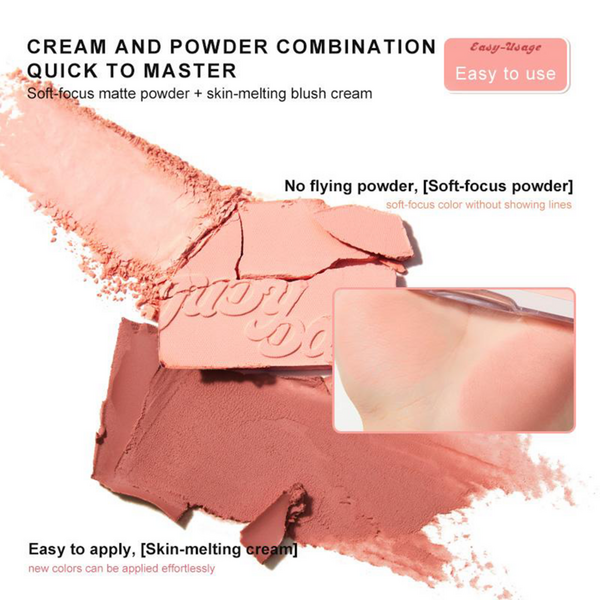 JudyDoll 2 in 1 Blush Highlight Palette #7