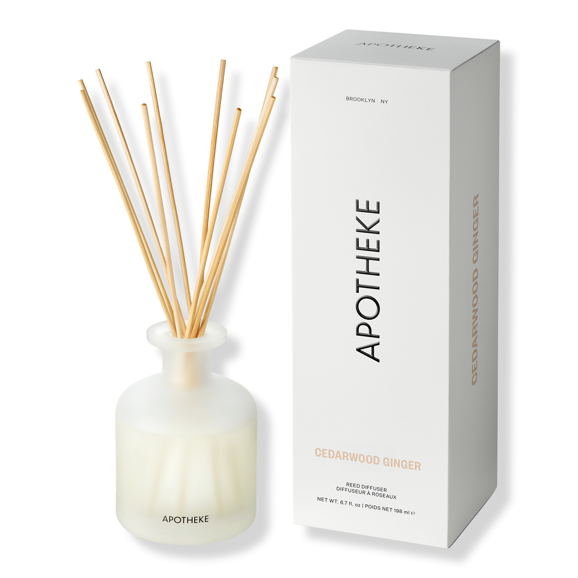 APOTHEKE Cedarwood Ginger Liquid Reed Diffuser #1