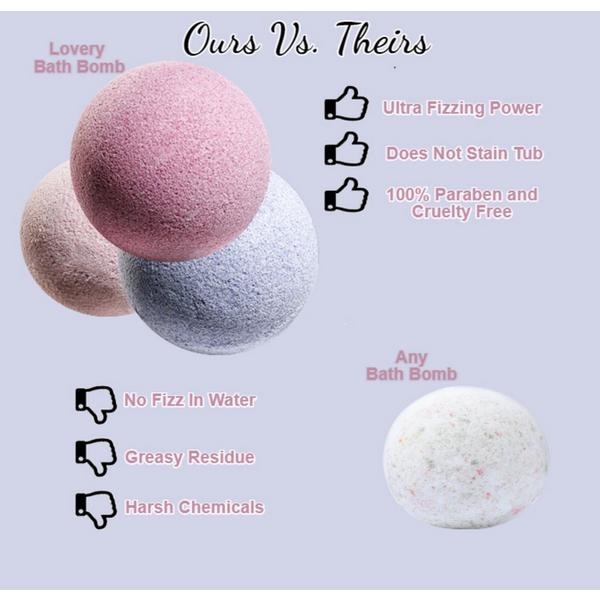 Lovery Handmade Bath Bombs Gift Set #3