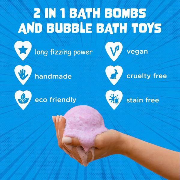 Lovery Superhero Bath Bombs Gift Set with Surprise Toy #6