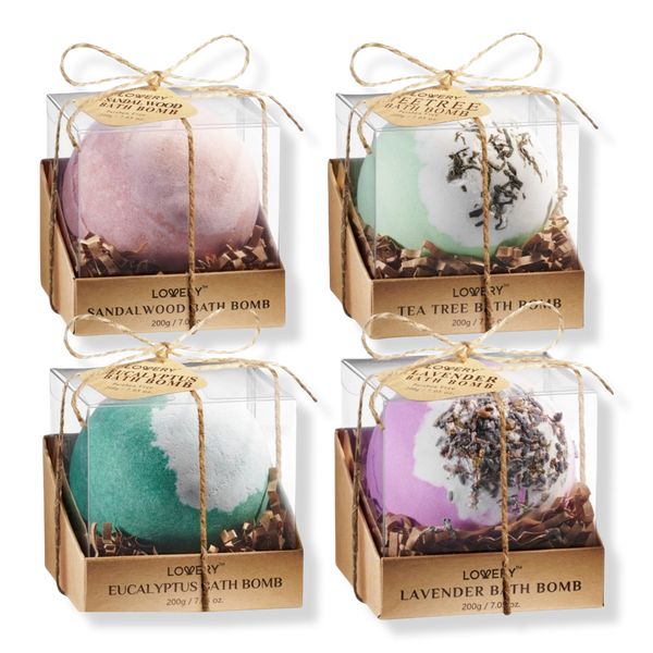 Lovery Handmade Deluxe Bath Bomb Gift Set #1