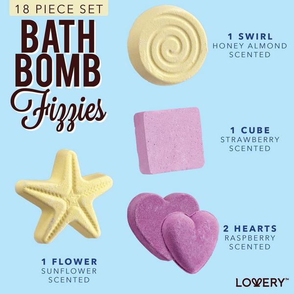 Lovery Bath Bombs Gift Set with Shea and Coco Butter #5