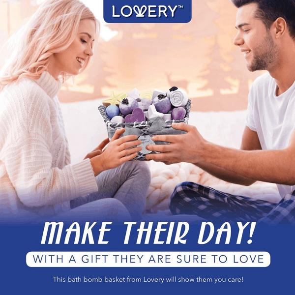 Lovery Bath Bombs Gift Set with Shea and Coco Butter #7