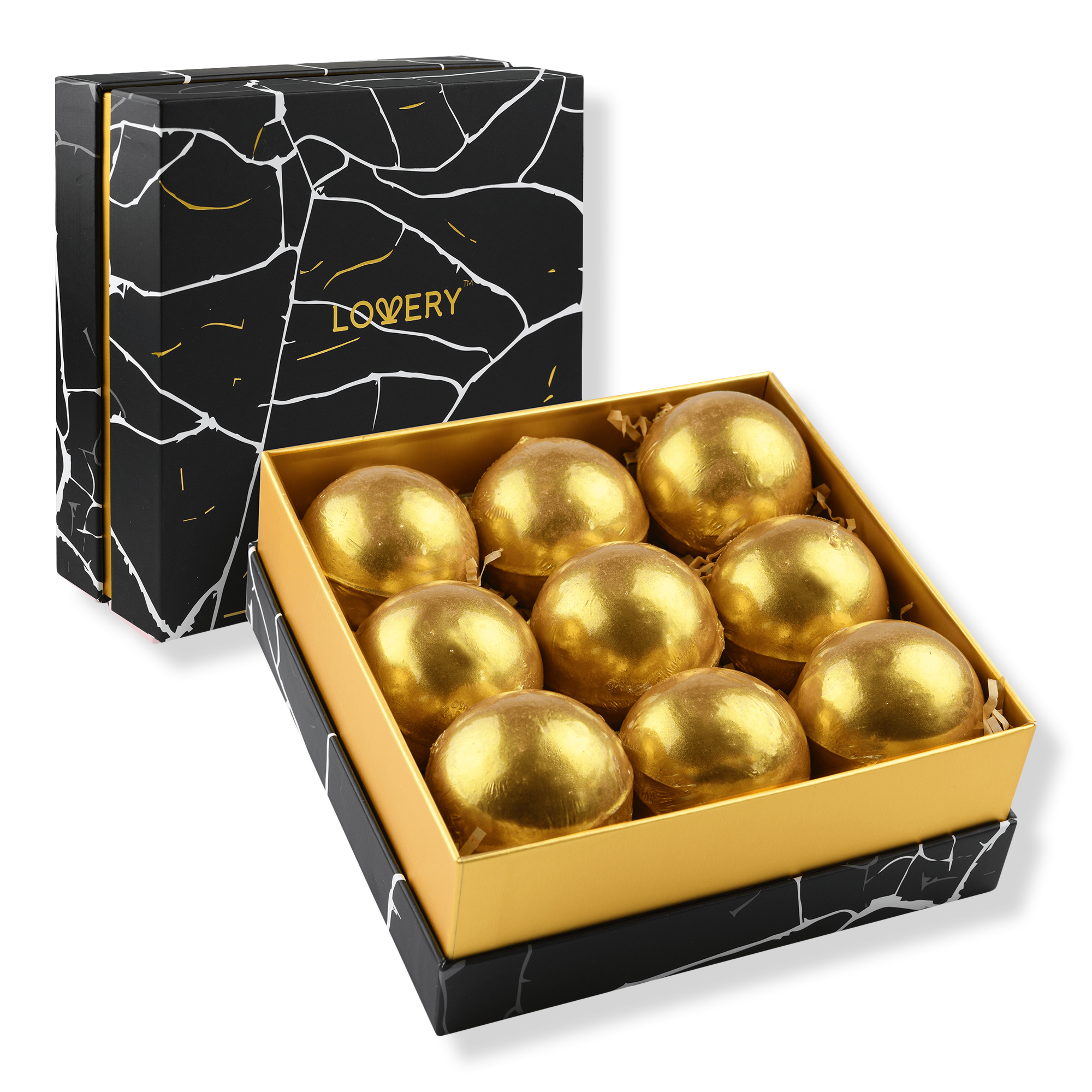 Lovery 24K Gold Bath Bombs Gift Box #1
