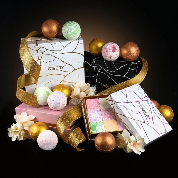 Lovery 24K Gold Bath Bombs Gift Box #5