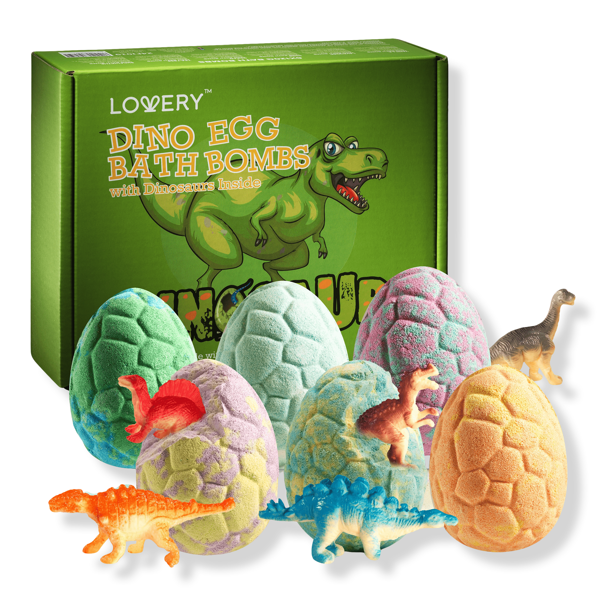 Lovery Dinosaur Bath Bomb Gift Set with Surprise Toys #1