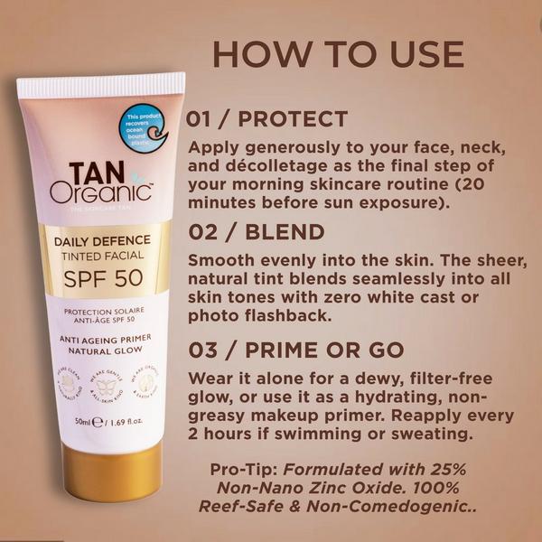 TanOrganic Tinted Facial SPF50 #4