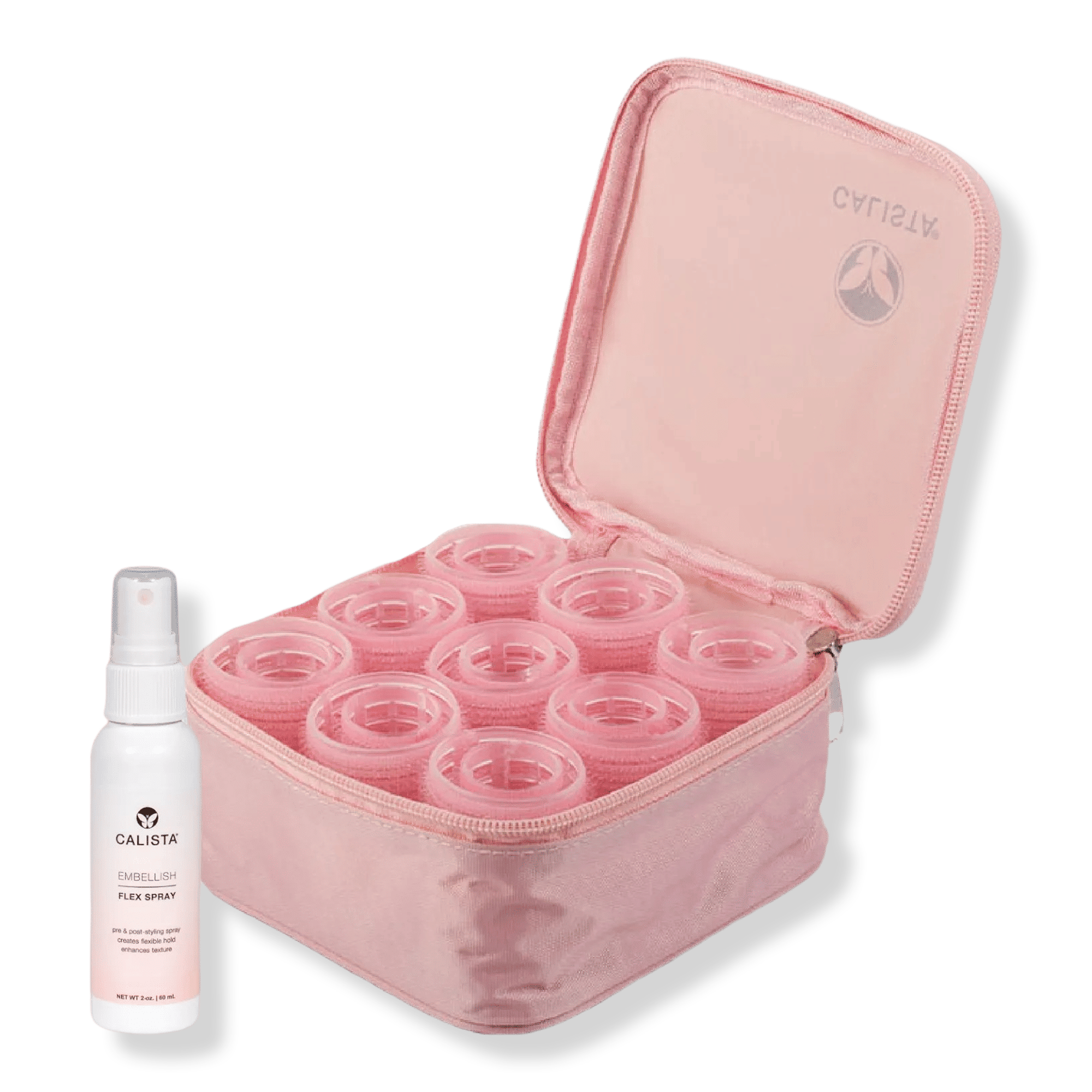 Calista Heatless Rollers Short Set with Mini Spray #1