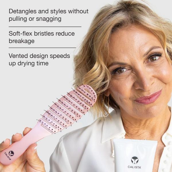 Calista Smoothie Detangling Brush Duo with Travel Mini Brush #2