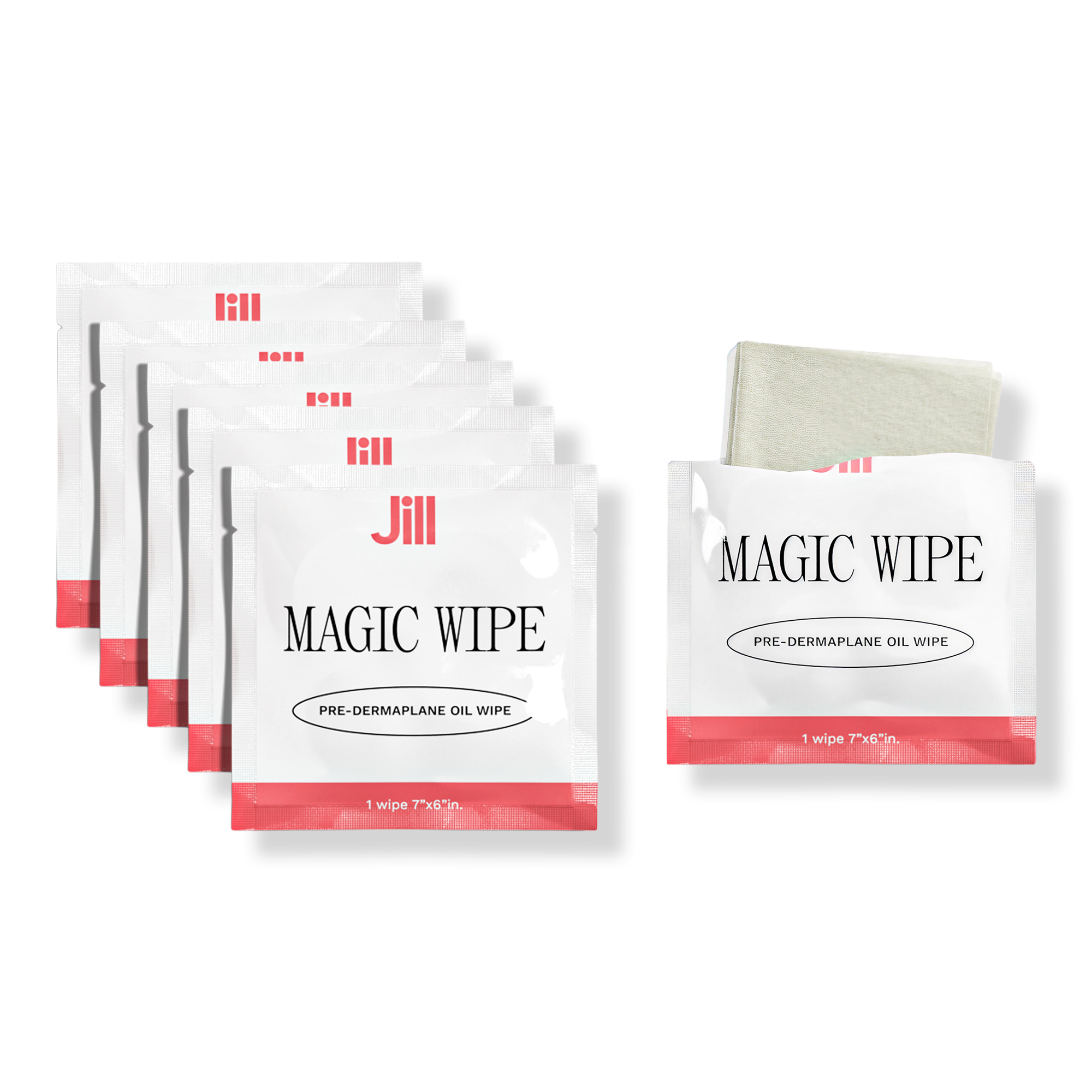 Jill Pre-Dermaplane Oil Magic Wipes #1