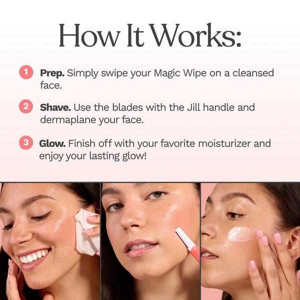 Jill Pre-Dermaplane Oil Magic Wipes #4