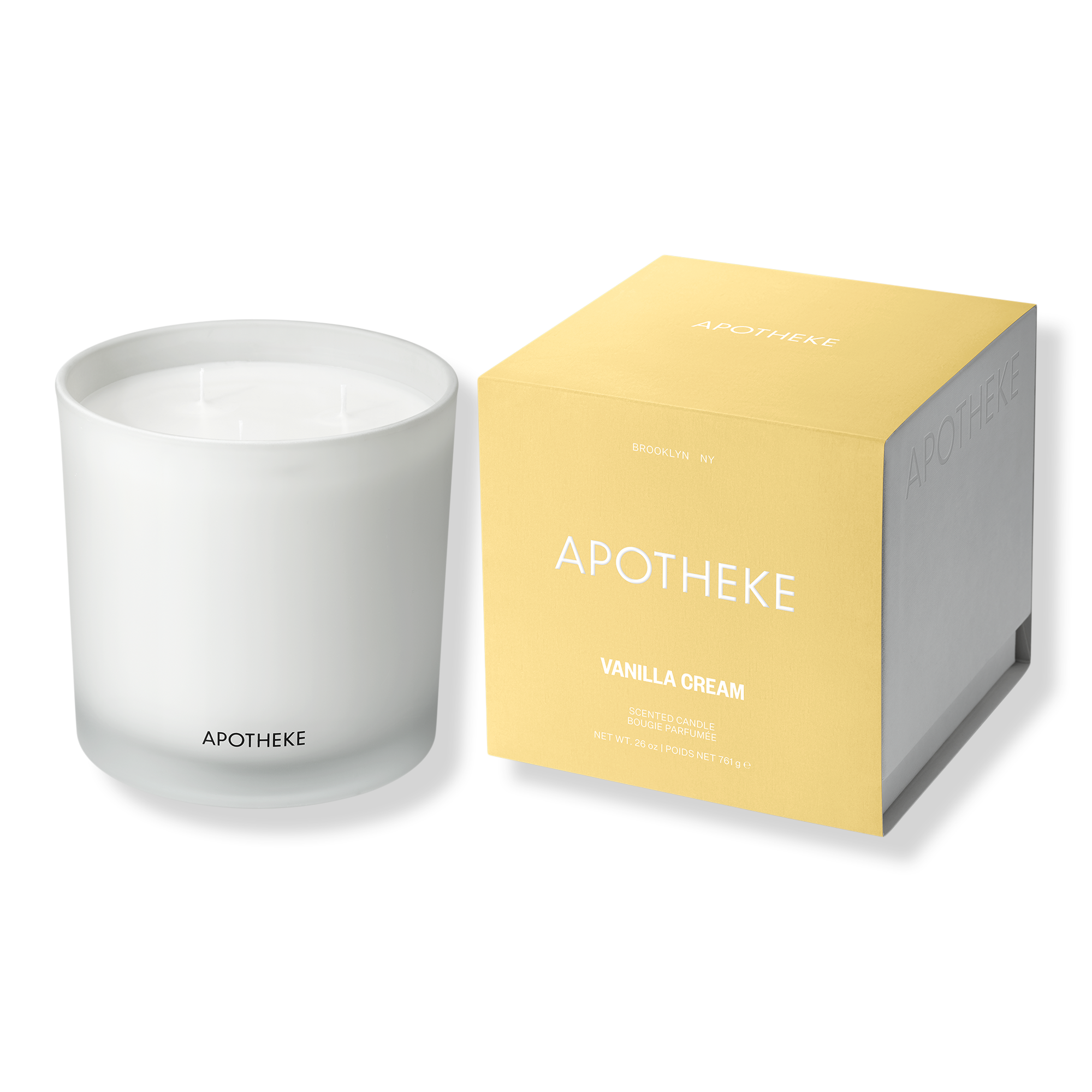 APOTHEKE Vanilla Cream Scented Candle #1