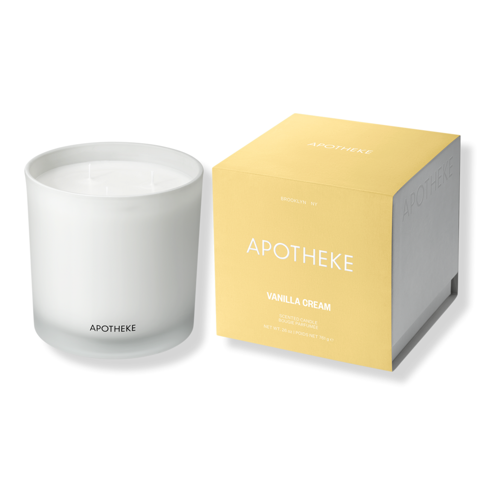 APOTHEKE Vanilla Cream Scented Candle - 26 oz (3-Wick Candle)