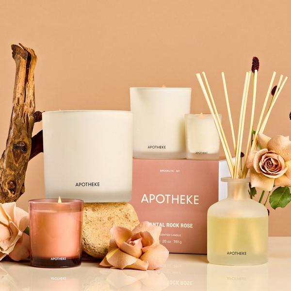APOTHEKE Santal Rock Rose Petite Scented Candle #3