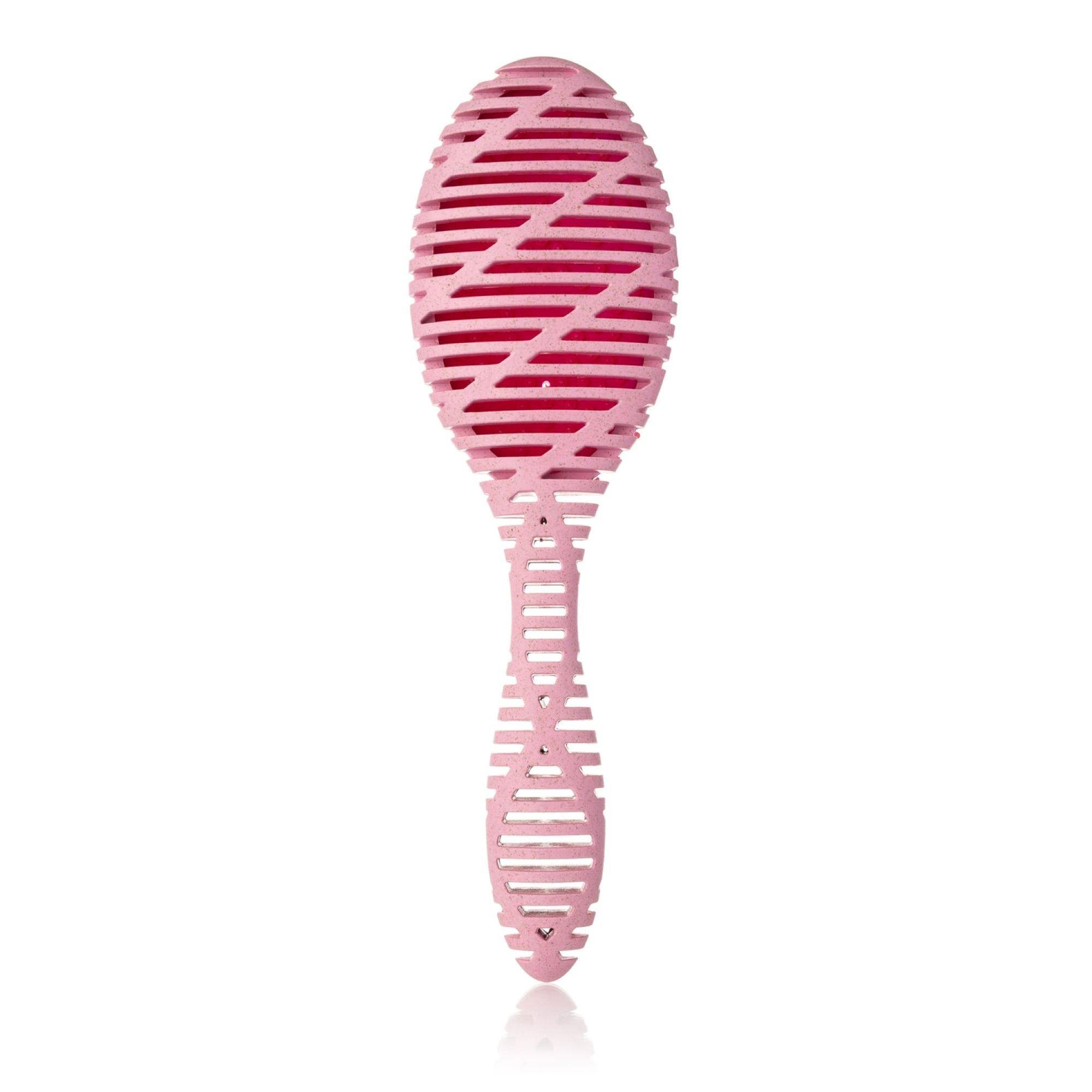 Экологичная расчёска для распутывания волос Glister Love Your Scalp, цвет: Розовый — фото 5