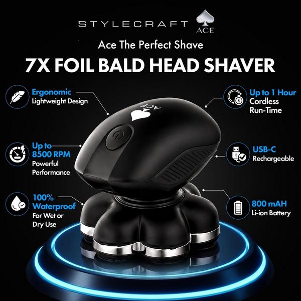 Stylecraft Ace 7X Cordless Head Shaver #2