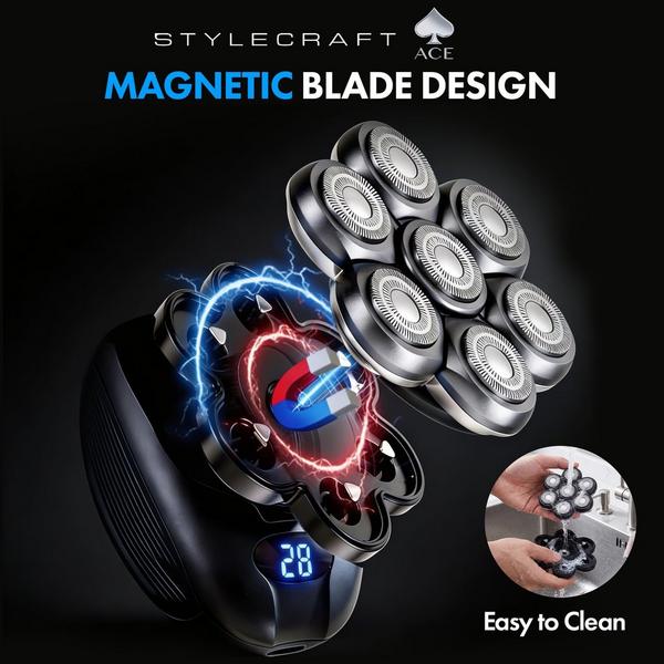 Stylecraft Ace 7X Cordless Head Shaver #6