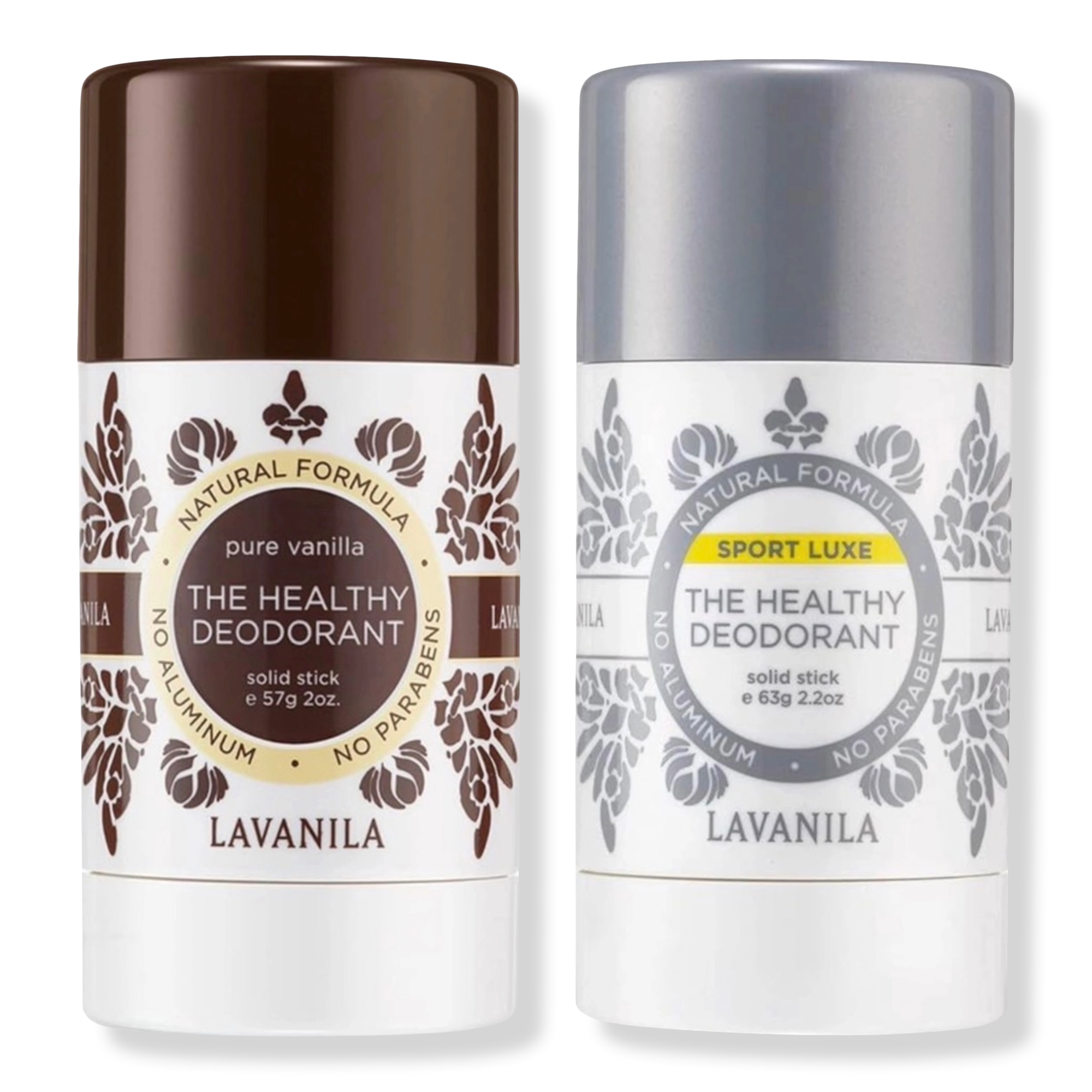 LAVANILA Pure Vanilla & Sport Luxe Award Winning Deodorant Duo #1