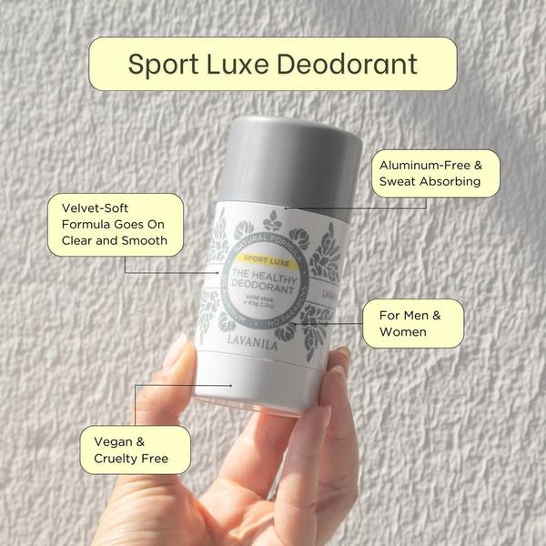 LAVANILA Pure Vanilla & Sport Luxe Award Winning Deodorant Duo #3