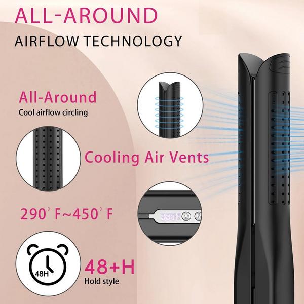 NICEBAY Titanium Hair Straightener & Curling Iron #4
