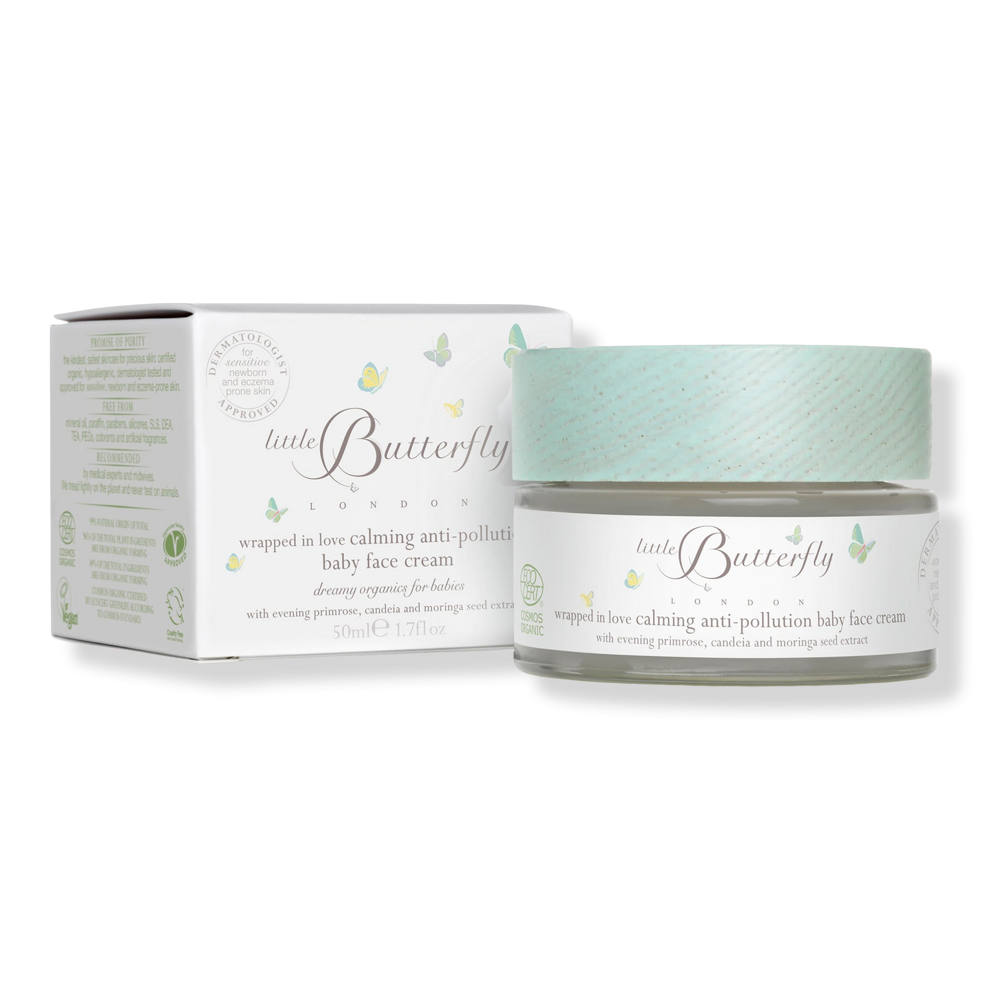 Little Butterfly London Wrapped in Love Calming Anti-Pollution Baby Face Cream #1