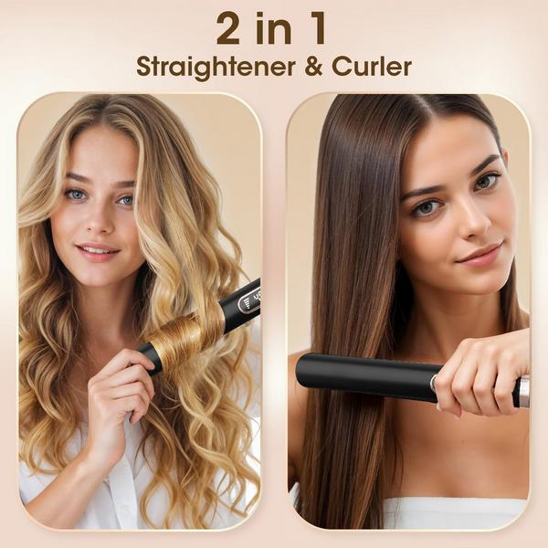 NICEBAY Titanium Flat Iron Curler #4