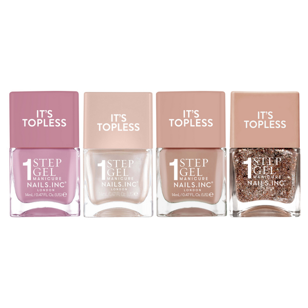 Nails Inc. It's Topless Nail Couture 4-in-1 Gel-Like Manicure Nail Polish Set #2