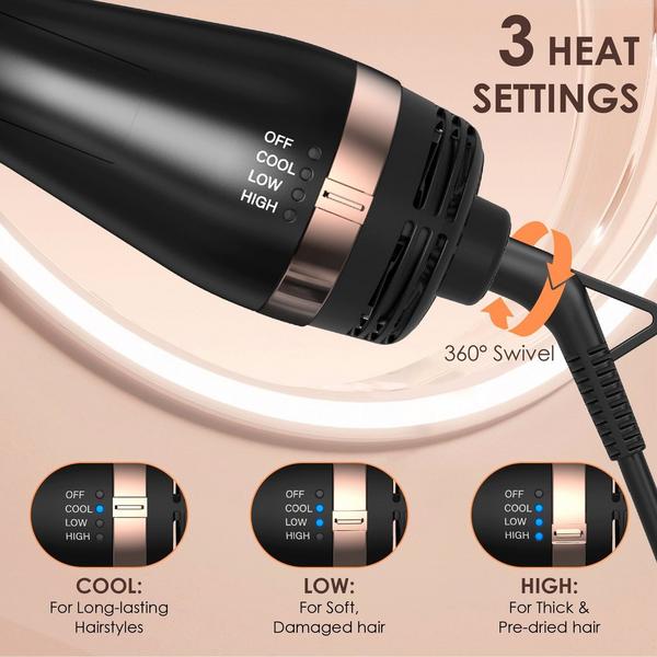 NICEBAY Round Blowout Hot Air Brush #4