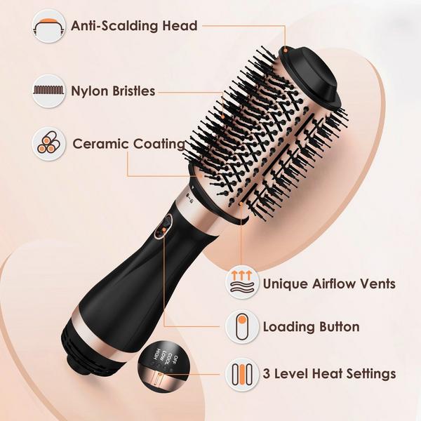 NICEBAY Round Blowout Hot Air Brush #5