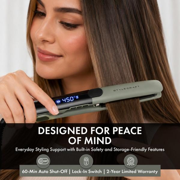Stylecraft Sage Vibrating Titanium Flat Iron #5