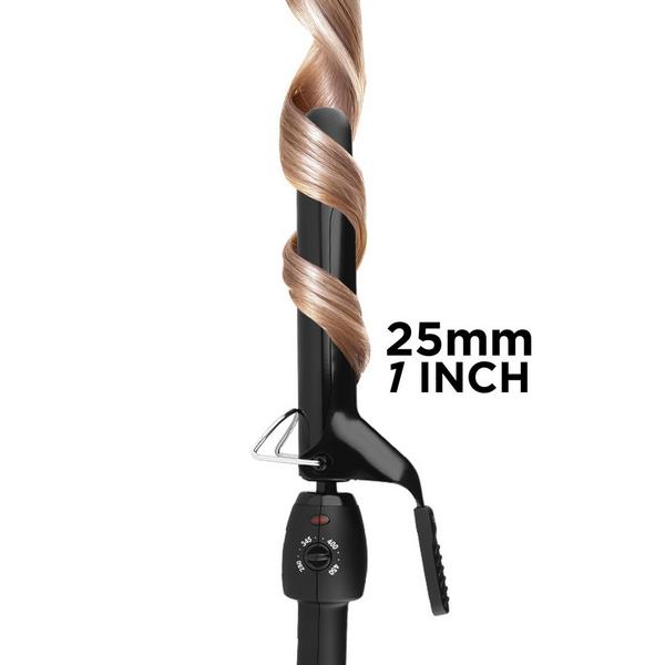 Stylecraft Stay-Temp Black Gold Ceramic Curling Iron #2