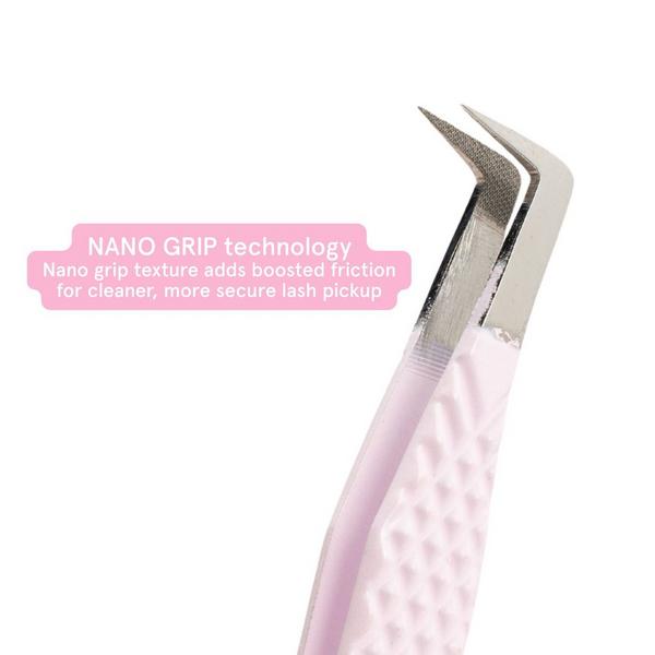 élan beauté & supplies Rose Quartz Nano Grip Lash Tweezer #2
