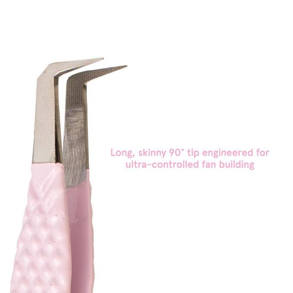 élan beauté & supplies Rose Quartz Nano Grip Lash Tweezer #3