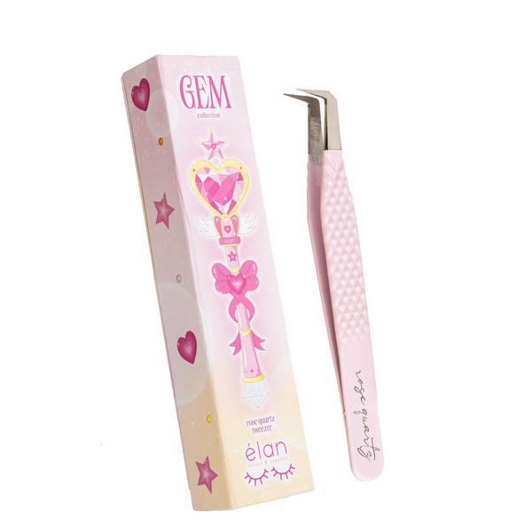élan beauté & supplies Rose Quartz Nano Grip Lash Tweezer #4