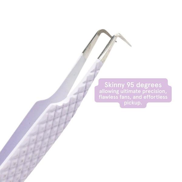 élan beauté & supplies Amethyst Nano Grip Lash Tweezer #3