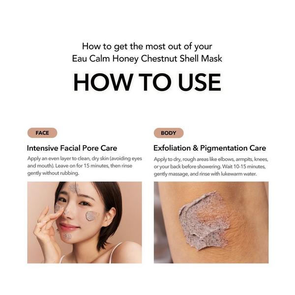 Equlib Eau Calm Honey Chestnut Shell Mask #8