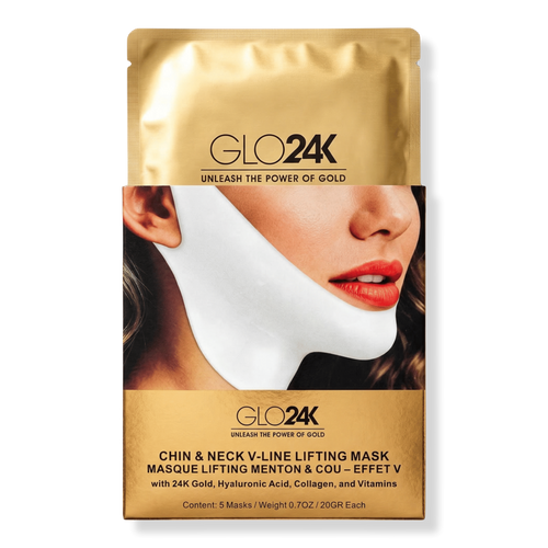Glo24k - Chin & Neck V-Line Lifting Mask (5 pack) | Ulta Beauty