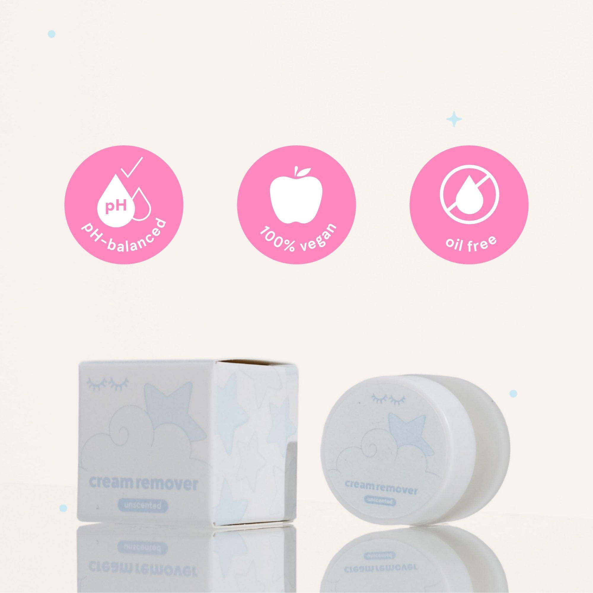 Кремовое средство для снятия накладных ресниц élan beauté & supplies — фото 2
