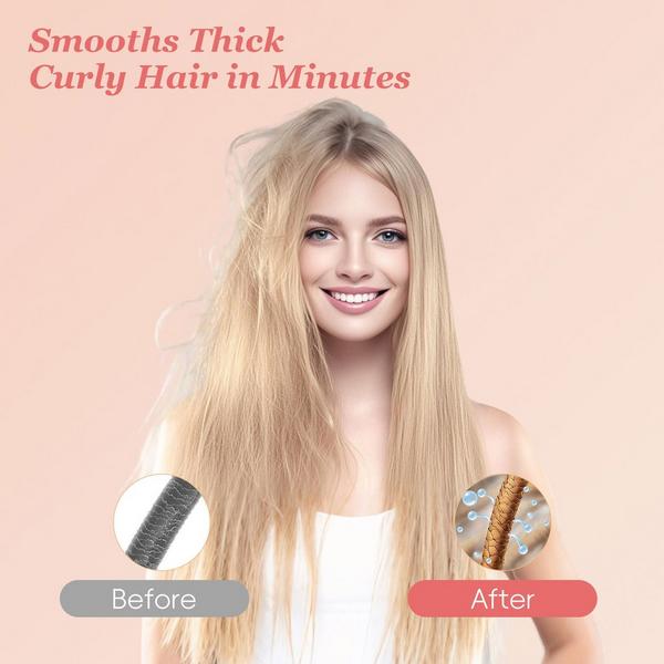 NICEBAY Ceramic Straightener Brush #6