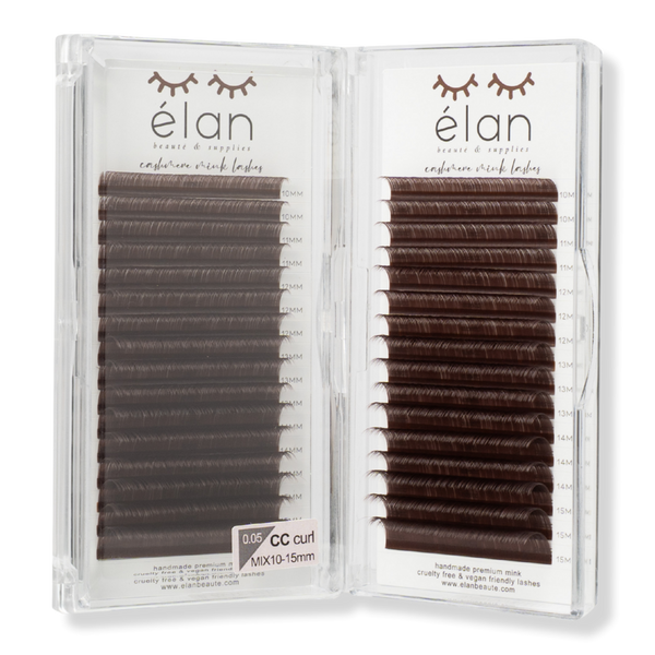 élan beauté & supplies Dark Brown Cashmere Lash Tray #1
