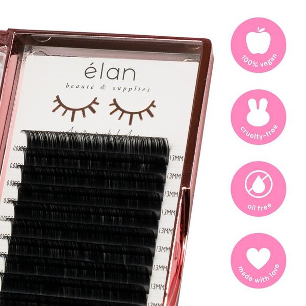 élan beauté & supplies Dark Brown Cashmere Lash Tray #3