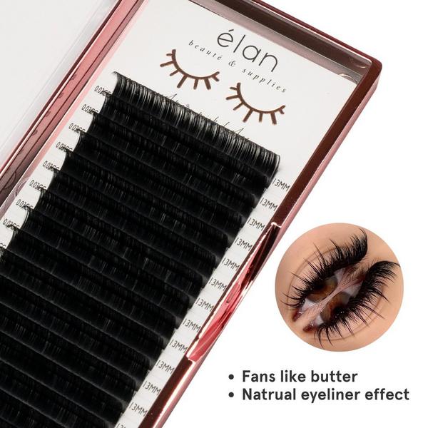 élan beauté & supplies Dark Brown Cashmere Lash Tray #4
