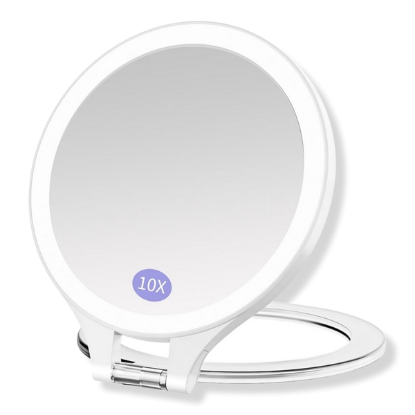 FASCINATE 2-Sided Magnifying Mirror with 3 Color Lights #1