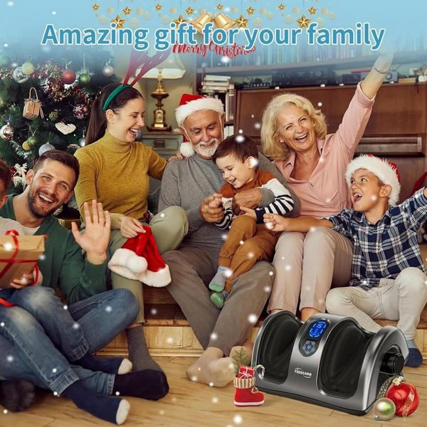TISSCARE Shiatsu Foot Massager with Heat, Deep Kneading Massage & Adjustable Calf Support #6