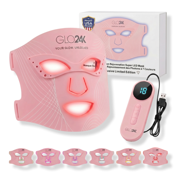 Glo24k 7-Color LED Photon Rejuvenation Super Mask (Limited Edition) #1