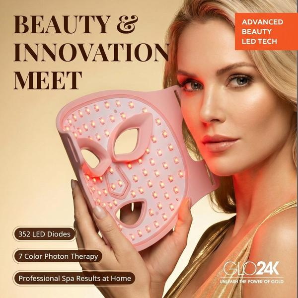 Glo24k 7-Color LED Photon Rejuvenation Super Mask (Limited Edition) #6