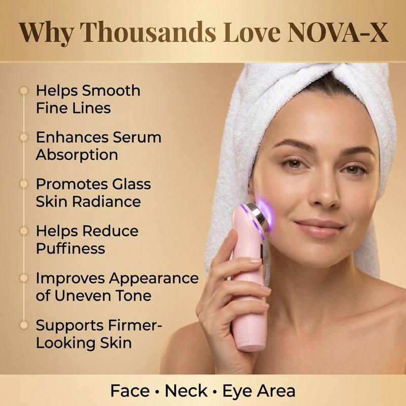 Glo24k - NOVA-X 7 Color LED Skincare Device with Intelligent Voice