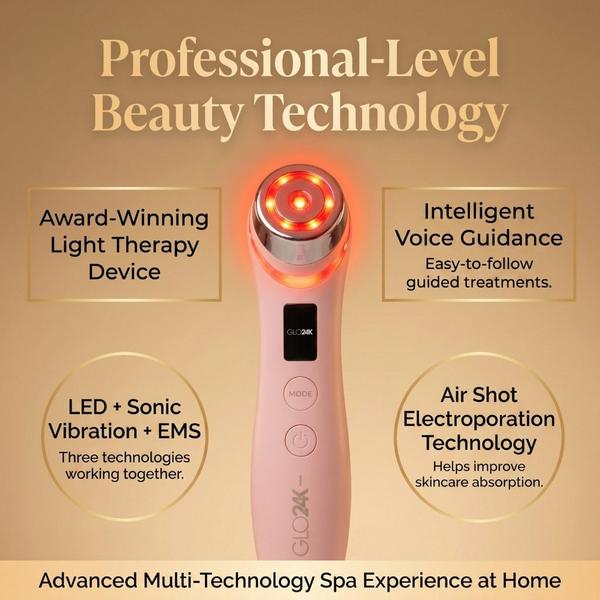 Glo24k NOVA-X 7 Color LED Skincare Device with Intelligent Voice Guidance #5